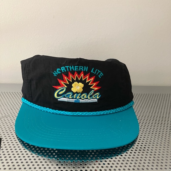 Vintage Northern Lite Canola Trucker Hat Mesh Cap Made In Edmonton - Picture 5 of 6